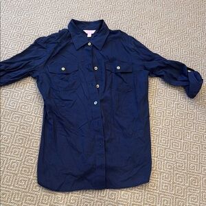 Lilly Pulitzer Deep Blue Shirt
